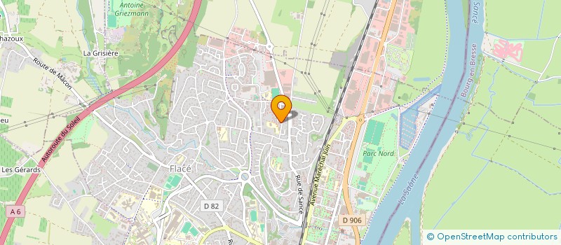 localisation de l'entreprise MADAME AMINA MOUSSAOUI  MACON