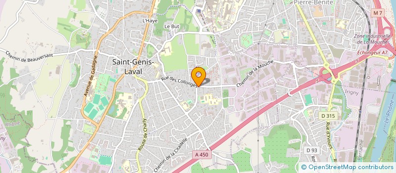 localisation de l'entreprise MADAME AMINA NEDJADI à SAINT-GENIS-LAVAL