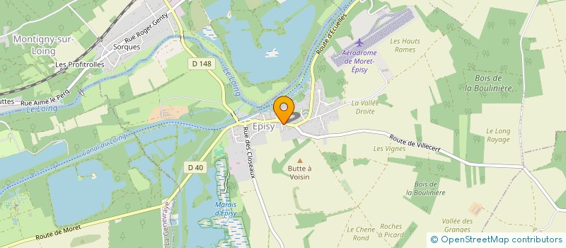 localisation de l'entreprise MADAME AMINA PEREIRA GOMES  MORET-LOING-ET-ORVANNE