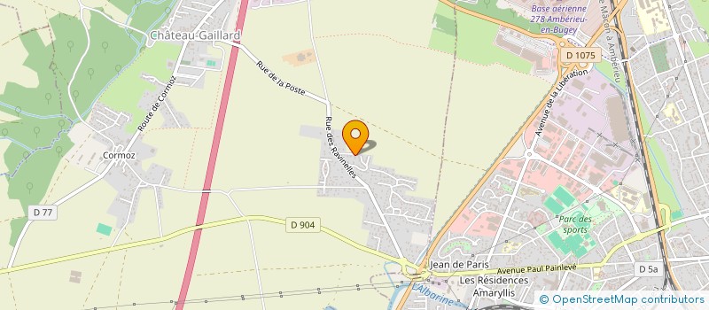 localisation de l'entreprise MADAME AMINA RACHIDI  CHATEAU-GAILLARD