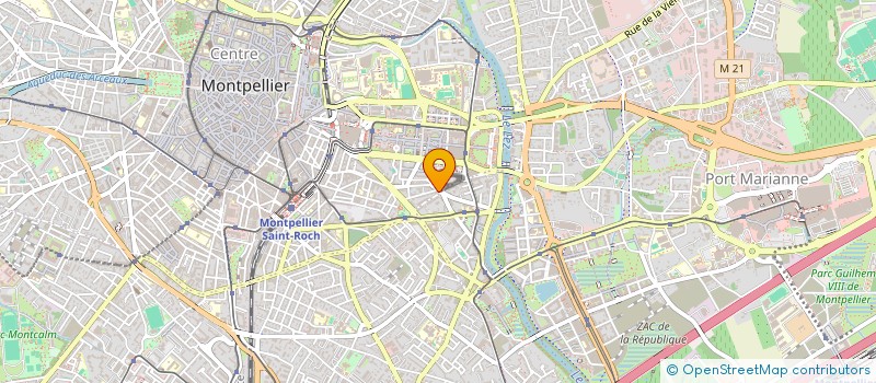 localisation de l'entreprise MADAME AMINA RAZANI à MONTPELLIER