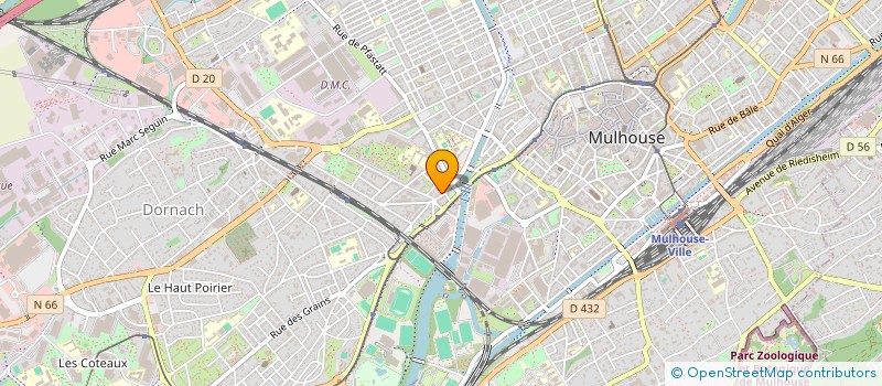 localisation de l'entreprise MADAME AMINA SAIF  MULHOUSE