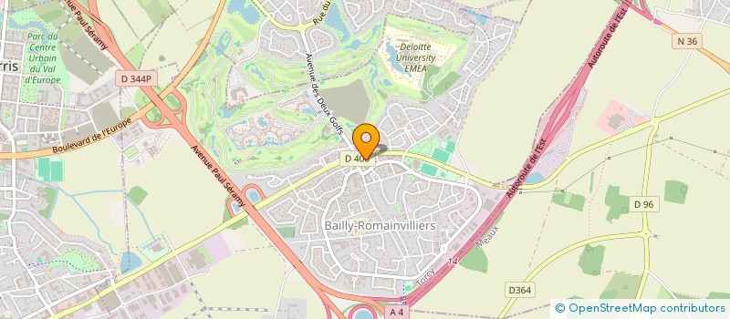 localisation de l'entreprise MADAME AMINA SALL  MONTEVRAIN