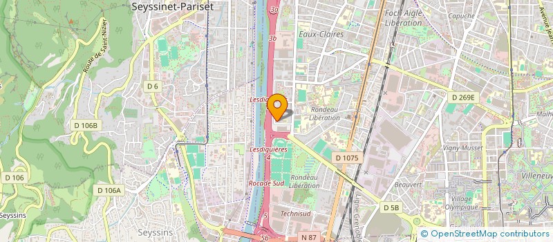 localisation de l'entreprise MADAME AMINA-SANAE MEHANNI à GRENOBLE