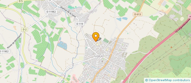 localisation de l'entreprise MADAME AMINA SANOGO  GIGEAN