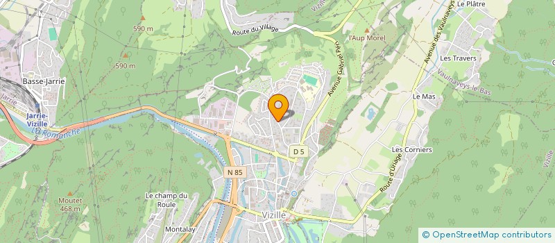 localisation de l'entreprise MADAME AMINA SEBAIHIA  VIZILLE