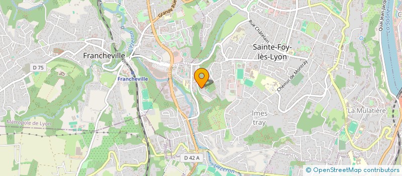 localisation de l'entreprise MADAME AMINA SEMMACHE  SAINTE-FOY-LES-LYON