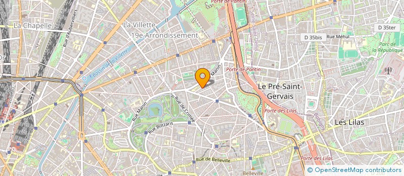 localisation de l'entreprise MADAME AMINA SLIMANI à PARIS