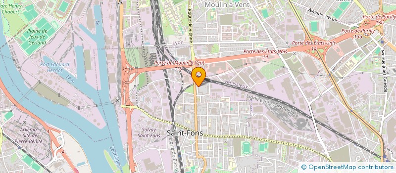 localisation de l'entreprise MADAME AMINA SOILIHI  SAINT-FONS