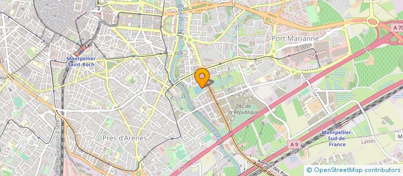 localisation de l'entreprise MADAME AMINA TADLAOUI à MONTPELLIER
