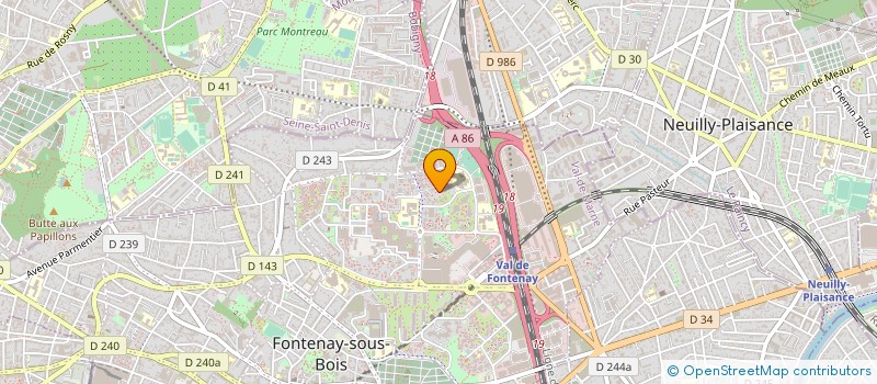 localisation de l'entreprise MADAME AMINA TAOUEB à FONTENAY-SOUS-BOIS