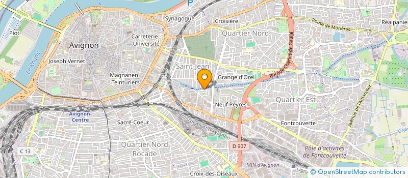 localisation de l'entreprise MADAME AMINA YAHAYA  AVIGNON