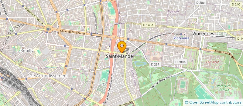 localisation de l'entreprise MADAME AMINA ZEROUAL  SAINT-MANDE