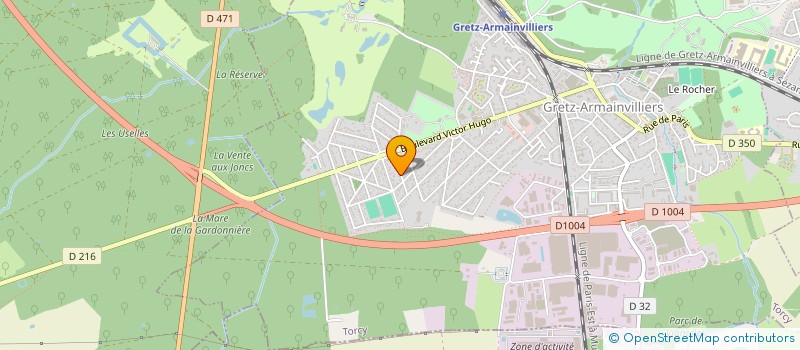 localisation de l'entreprise MADAME AMINAT GAZIMOVA  GRETZ-ARMAINVILLIERS