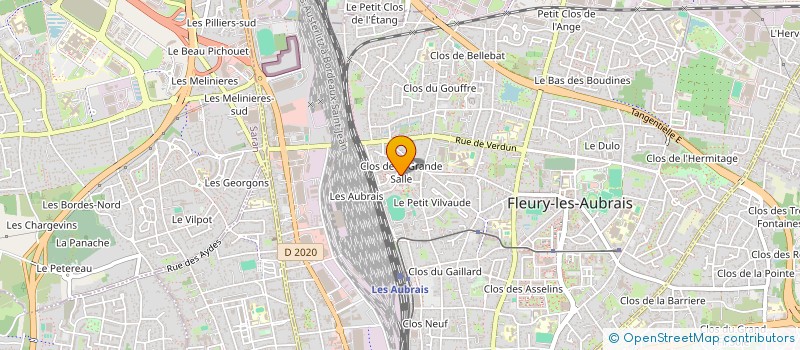 localisation de l'entreprise MADAME AMINATA BONGO  FLEURY-LES-AUBRAIS