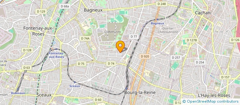 localisation de l'entreprise MADAME AMINATA CAMARA à BAGNEUX