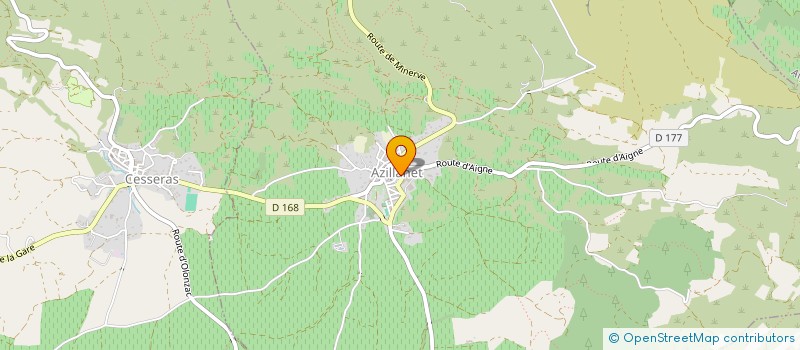 localisation de l'entreprise MADAME AMINATA CISSE à AZILLANET