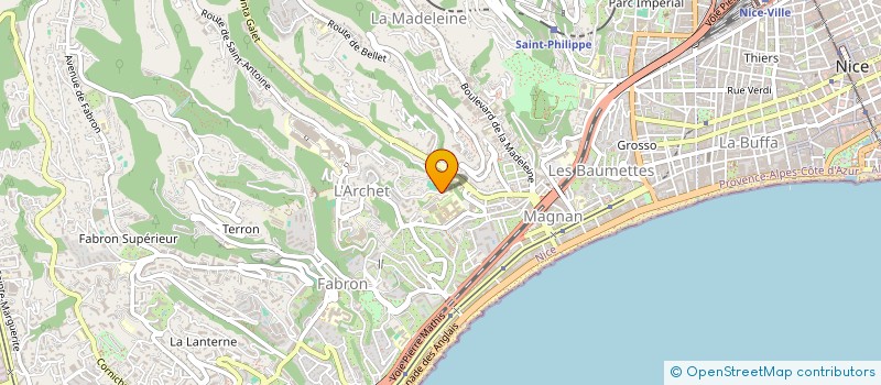 localisation de l'entreprise MADAME AMINATA COULIBALY à NICE