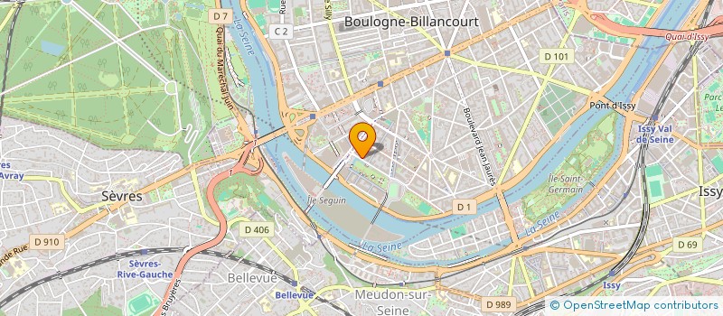 localisation de l'entreprise MADAME AMINATA DA COSTA à BOULOGNE-BILLANCOURT