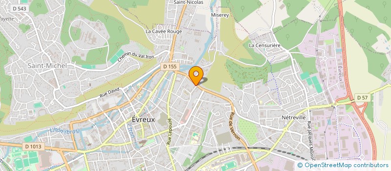 localisation de l'entreprise MADAME AMINATA DIA à EVREUX