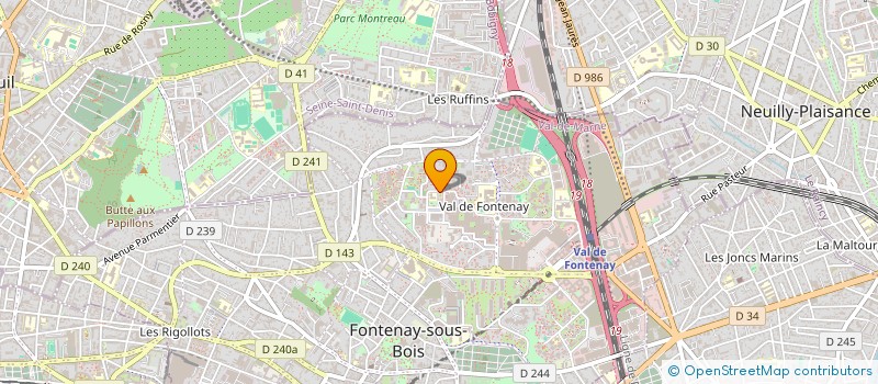 localisation de l'entreprise MADAME AMINATA DIABIRA à FONTENAY-SOUS-BOIS
