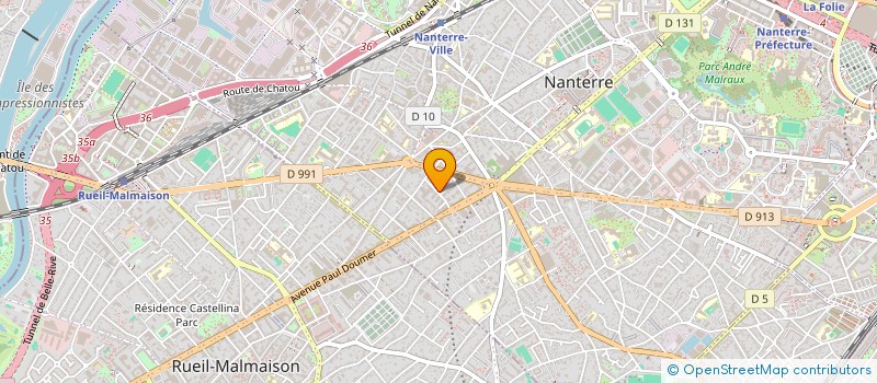 localisation de l'entreprise MADAME AMINATA DIABY  NANTERRE