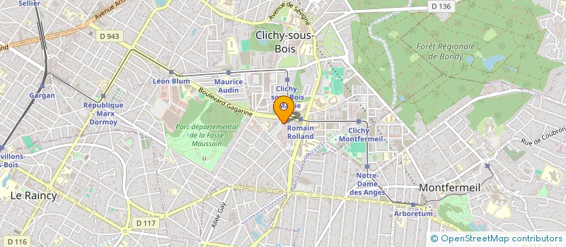 localisation de l'entreprise MADAME AMINATA DIAKITE à CLICHY-SOUS-BOIS