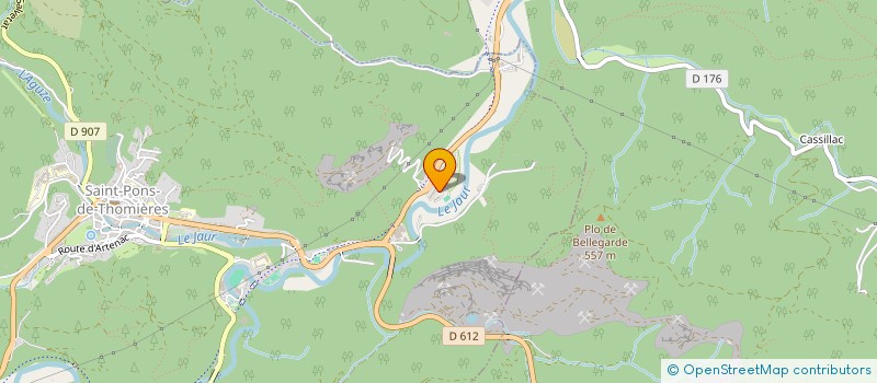 localisation de l'entreprise MADAME AMINATA DIALLO  SAINT-PONS-DE-THOMIERES