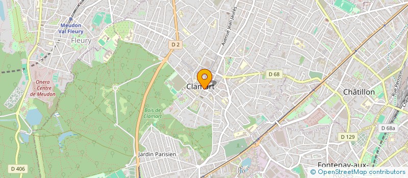 localisation de l'entreprise MADAME AMINATA DIANIFABA  CLAMART