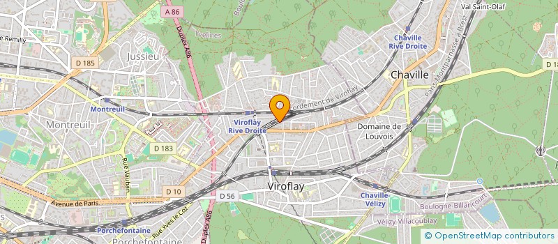 localisation de l'entreprise MADAME AMINATA DIARRA  VIROFLAY