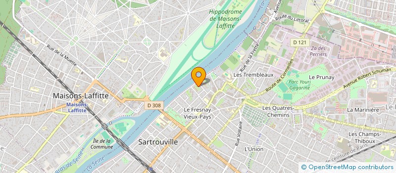 localisation de l'entreprise MADAME AMINATA DIARRASSOUBA  SARTROUVILLE