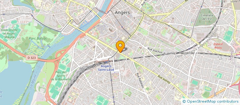 localisation de l'entreprise MADAME AMINATA DIENG à ANGERS