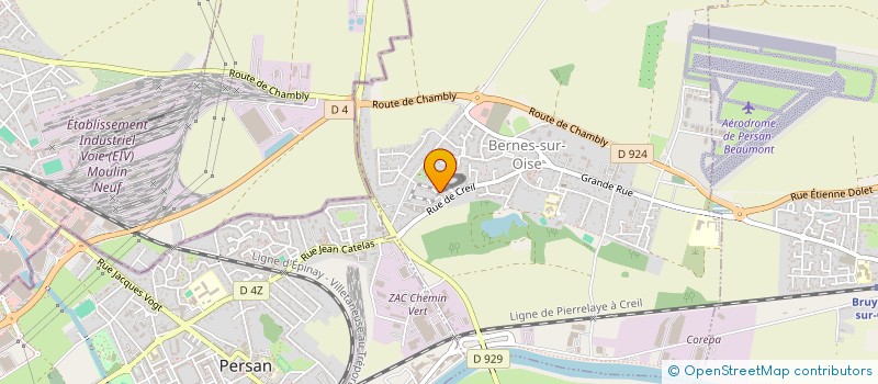 localisation de l'entreprise MADAME AMINATA DIOP  BERNES-SUR-OISE