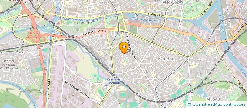 localisation de l'entreprise MADAME AMINATA DOUMBIA  STRASBOURG