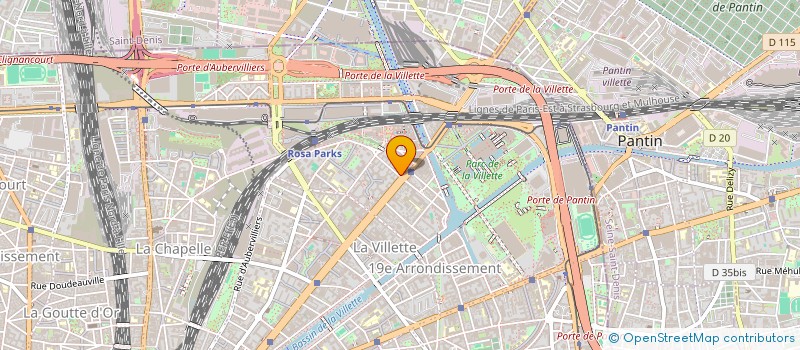 localisation de l'entreprise MADAME AMINATA DRAME  PARIS