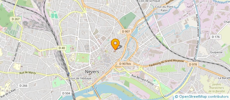 localisation de l'entreprise MADAME AMINATA FALL à NEVERS