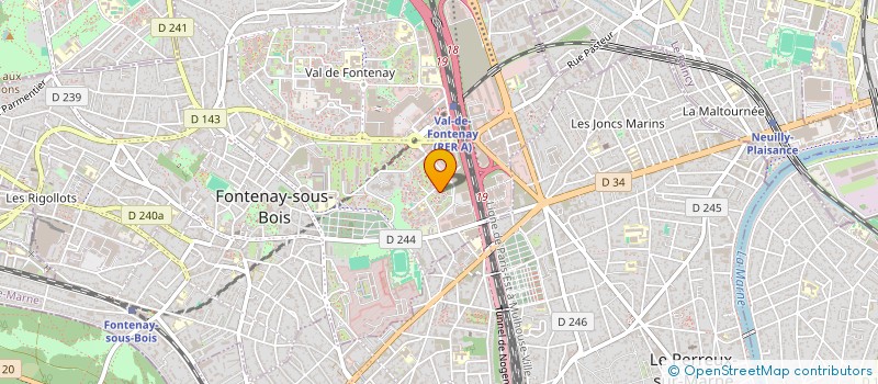 localisation de l'entreprise MADAME AMINATA FOFANA à FONTENAY-SOUS-BOIS