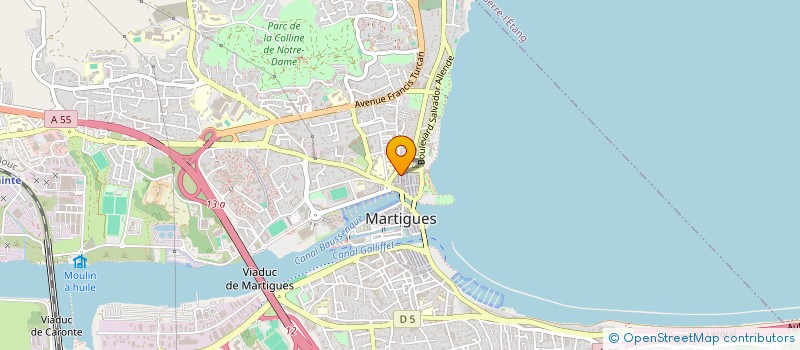 localisation de l'entreprise MADAME AMINATA GUEYE à MARTIGUES