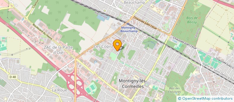 localisation de l'entreprise MADAME AMINATA KALOGA à MONTIGNY-LES-CORMEILLES