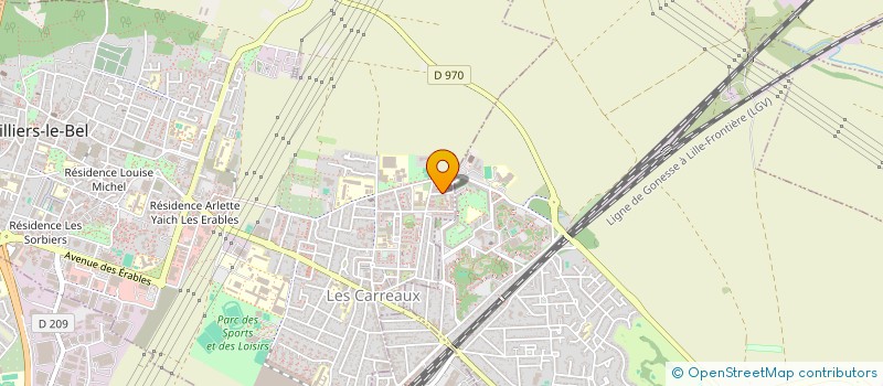 localisation de l'entreprise MADAME AMINATA KANTE  VILLIERS-LE-BEL