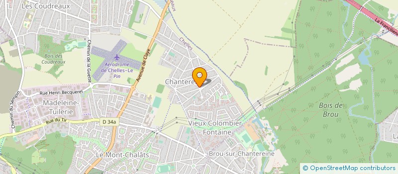 localisation de l'entreprise MADAME AMINATA KEITA  CHELLES