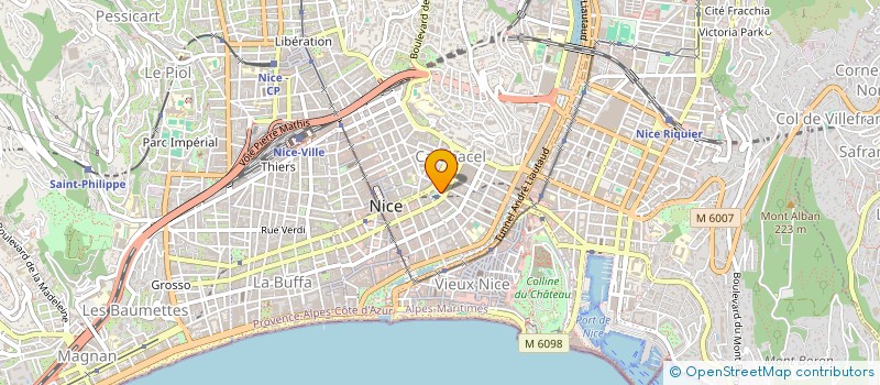 localisation de l'entreprise MADAME AMINATA KEITA à NICE