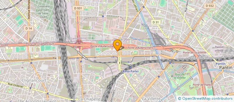 localisation de l'entreprise MADAME AMINATA KEITA  PARIS