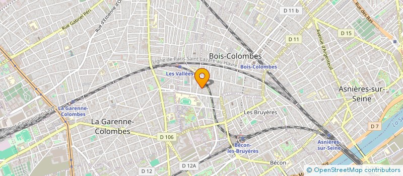 localisation de l'entreprise MADAME AMINATA KONATE à BOIS-COLOMBES