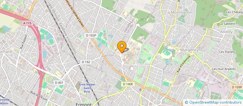 localisation de l'entreprise MADAME AMINATA KONE à EAUBONNE