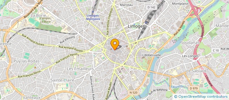 localisation de l'entreprise MADAME AMINATA KONE à LIMOGES