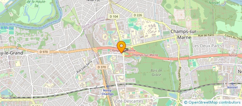 localisation de l'entreprise MADAME AMINATA KONTE à CHAMPS-SUR-MARNE