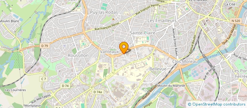 localisation de l'entreprise MADAME AMINATA KOUROUMA à LIMOGES