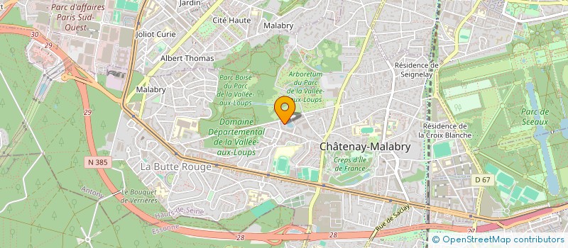 localisation de l'entreprise MADAME AMINATA MAKANERA  CHATENAY-MALABRY