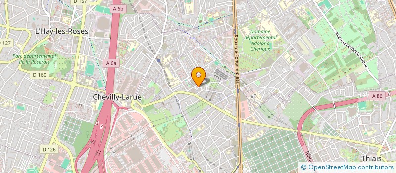 localisation de l'entreprise MADAME AMINATA MBOW  CHEVILLY-LARUE